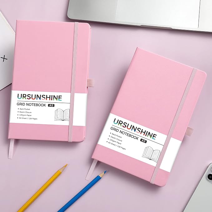 Graph Grid Paper Notebook/Journal - Classic Journal/Notebook, 5.3" x 8.26"