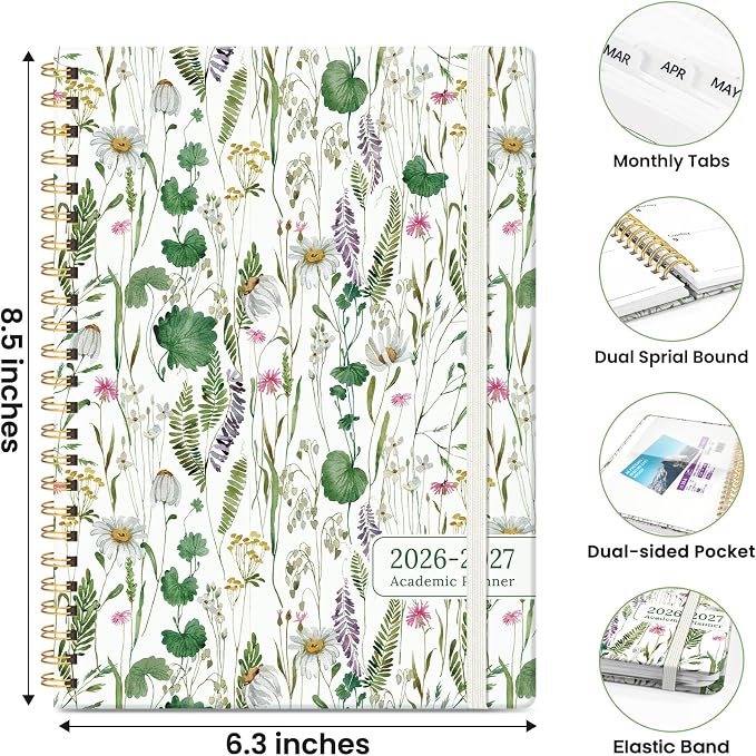 ZOTIA Planner 2026-2027 Weekly & Monthly Calendar Planner Jul 2026-Jun 2027