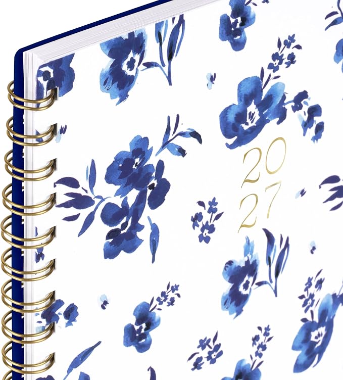 Mead Cambridge 2027 Planner, Weekly & Monthly, 8.5" x 11", Cherrywood Lane, Everly Floral (CL23-905-27)