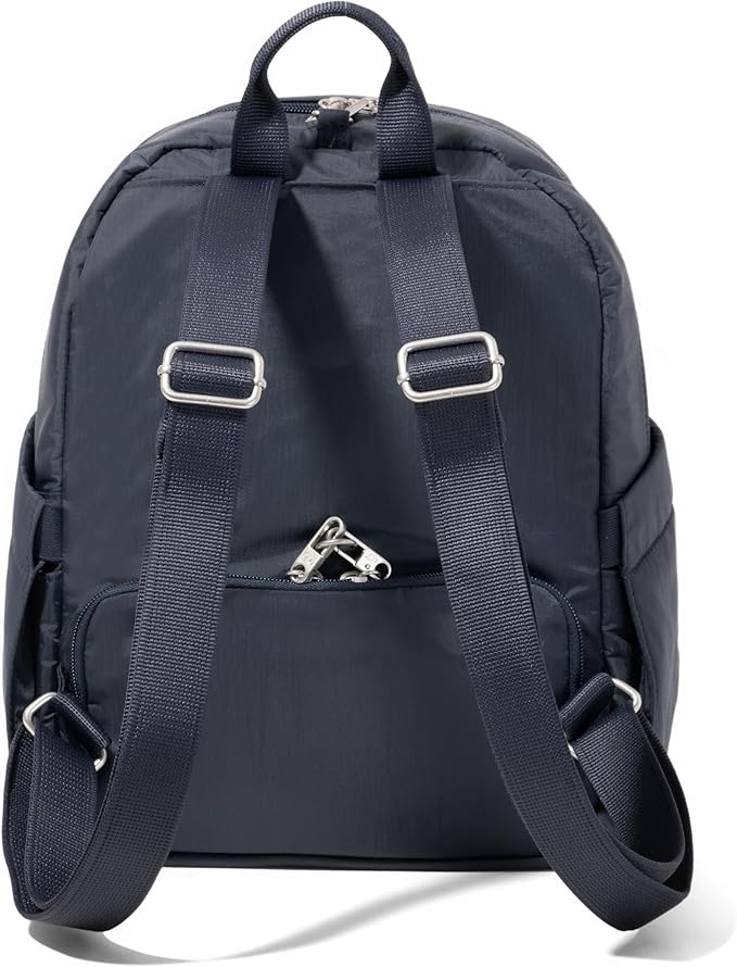 Securtex Anti-Theft Getaway Backpack - 9.4"x13"x5" Travel Safe Bag w/Locking Zippers, Slash-Resistant, RFID