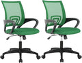 BestOffice Home Office Chair Ergonomic Desk Chair Mesh Computer Chair with Lumbar Support Armrest Executive Rolling Swivel Adjustable Mid Back Task Chair,Green