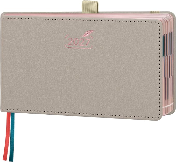 BEZEND Pocket Calendar 2027, Weekly Monthly Planner for Purse (6.5"x3.75")