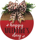 Wood front door sign Wood sign Home decor Welcome sign Sign for front door House warming gift Wedding gift (Happy Valentine's Day(UV014(A60) S005), 30" Width)