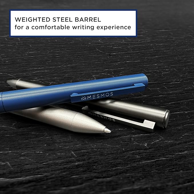 MESMOS Meaningful Sobriety Gifts for Men, 3pk Fancy Pen Set with German-Made Ink, Inspirational Pens, Proud of You Sober Gifts, Sober Affirmation Quote