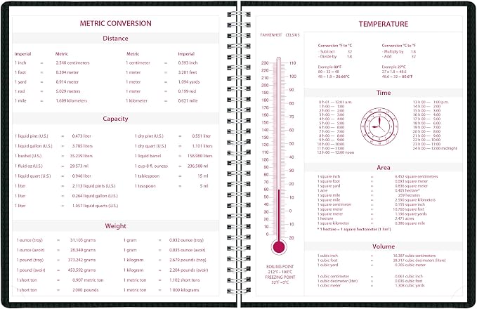 Brownline® 2027 DuraFlex Weekly Planner, Appointment Book, 12 Months, January to December, Twin-Wire Binding, 11" x 8.5", Black (CB950V.BLK)
