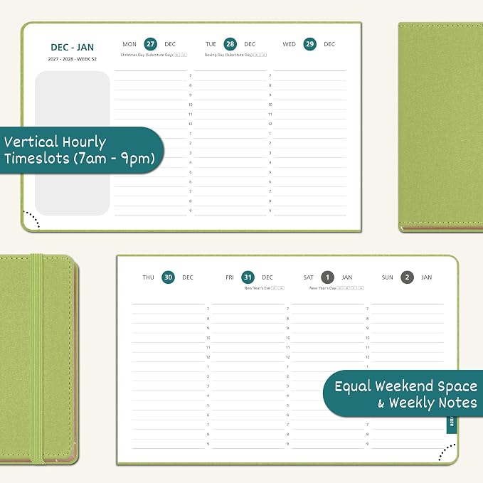 BEZEND 2027 Planner Weekly and Monthly, Daily Calendar Book (9"x5.5")