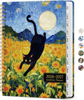 Taja Planner 2026-2027, Jul 2026-Jun 2027 Monthly & Weekly Calendar Planner | 8.5" x 11", Hardcover Academic Calendar, Teacher Student Agenda Book with Tabs, School Office Supplies, Midnight Stroll