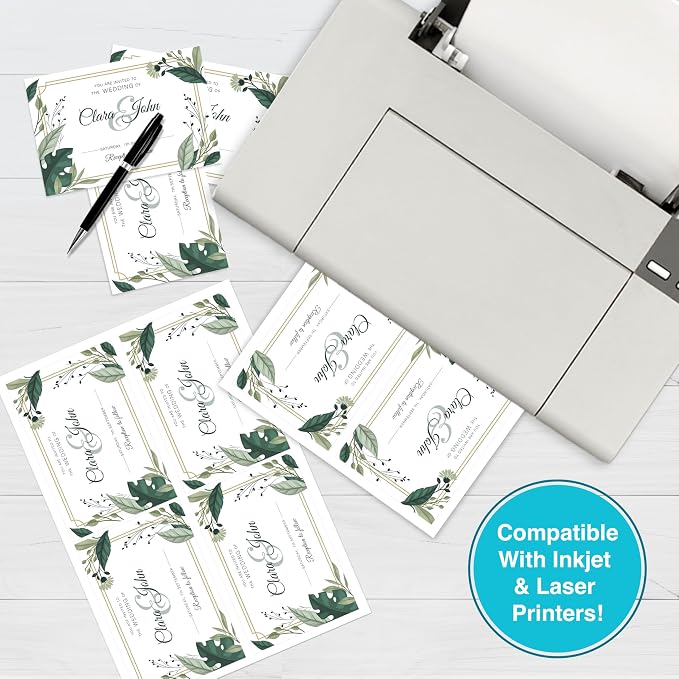 PrintWorks White Cardstock 8.5" x 11" - 67 lb/147 gsm Vellum Bristol - 100 Sheets - Made in the USA - SFI® Certified - 92 Bright - Card Stock Printer Paper for School, Craft, & Office Use (00540)