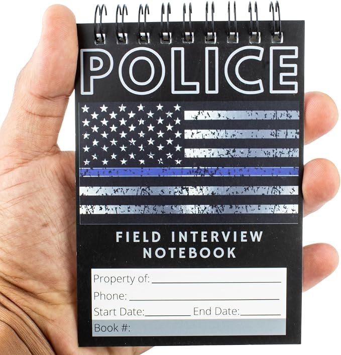 Field Equipt Police Incident Report Pocket Notepads, 5" x 3.5", 12 Pack