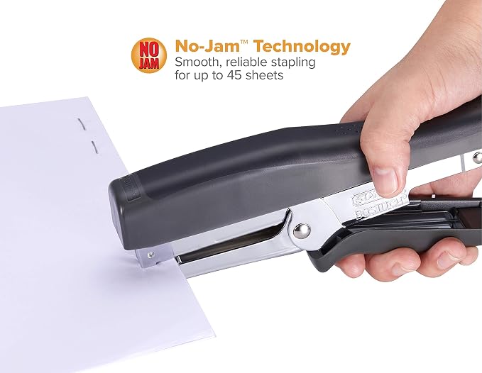 Bostitch Office B8 Xtreme Duty 45 Sheet Plier Stapler, Black (B8HDP) (Pack of 6)
