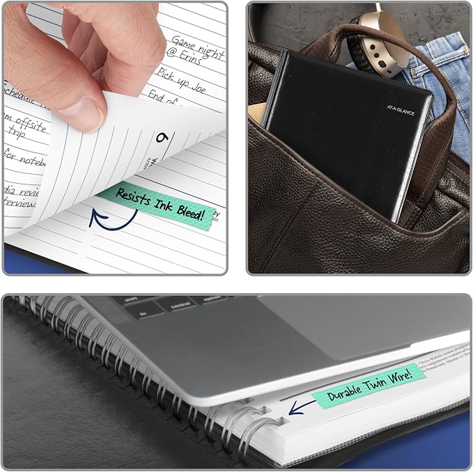 AT-A-GLANCE 2027 Planner Refillable, Weekly & Monthly, 7.5" x 9.25", Executive, DayMinder, Black (G5450027)
