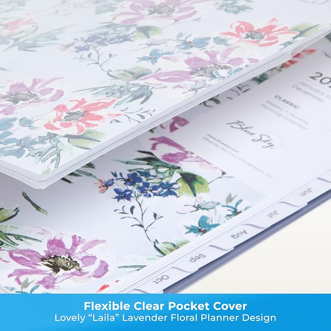 Blue Sky 2026 Weekly & Monthly Planner Calendar, 8.5"x11", Laila