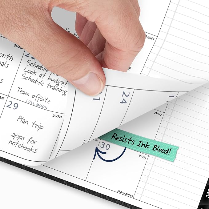 AT-A-GLANCE 2027 Planner, Monthly, 9" x 11", Contemporary, Charcoal (70260X4527)