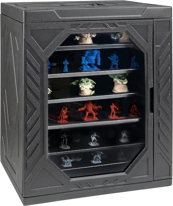 Miniature Carrying Case for Collectibles | Miniature Storage & Display Case for Figurines | Figure Model Holder & Transport Box | Also for Action Figures
