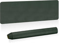 Patikil Desk Mat, 55"x17" Non-Slip Waterproof PU Leather Desktop Protector Cover, Dual Sided, Dark Green