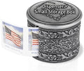 Roll Stamp Dispenser,Roll of 100 Stamps Dispenser,Stamp Roll Dispenser with a Small Storage Box,Perfect for Office & Home Desk Decoration (No Stamps Included)