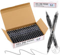 USUAL 54 Black Retractable Erasable Gel Pens Clicker, Fine Point(0.5mm), Make Mistakes Disappear, Premium Comfort Grip, Black Ink for Planners,Smooth Writing Pen Office Back-to-School Supplies