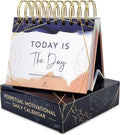 Motivational Desk Flip Calendar with 366 Daily Affirmations, Gift for Women | Inspirational Perpetual Desk Calendar, Daily Motivational Quotes, Positive Affirmations, Reflection Prompts, Office Decor