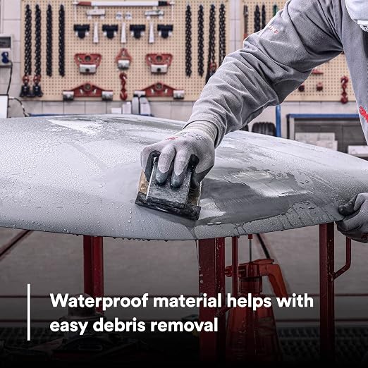 3M Wetordry Abrasive Sheet, 413Q, 02000, 600+ Grade, 9 in x 11 in | 50 Sandpaper Sheets, for Auto Sanding, Metal Sanding, Finishing, Paint Prep