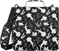 Fisyme Sea Fish Axolotls Zipper Binder 3 Ring with Zipper and Shoulder Strap Large Capacity Multi-Pocket Zipper Binder Organizer