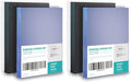 Binditek 400 Pack Binding Covers Set, 8.5x11 Inches, 10Mil PVC & 12Mil Poly