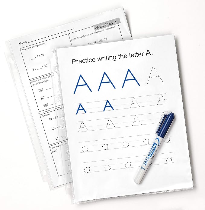 Avery® Semi-Clear Standard Weight Sheet Protectors, Top Load, 100 Document Protectors (75536)