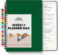 2026 Planner. 8.5" x 11" Spiral-Bound Weekly, Monthly and Daily Planner - Organize All 52 Weeks - Increase Productivity and Get Organized - Productivity Store (Green)
