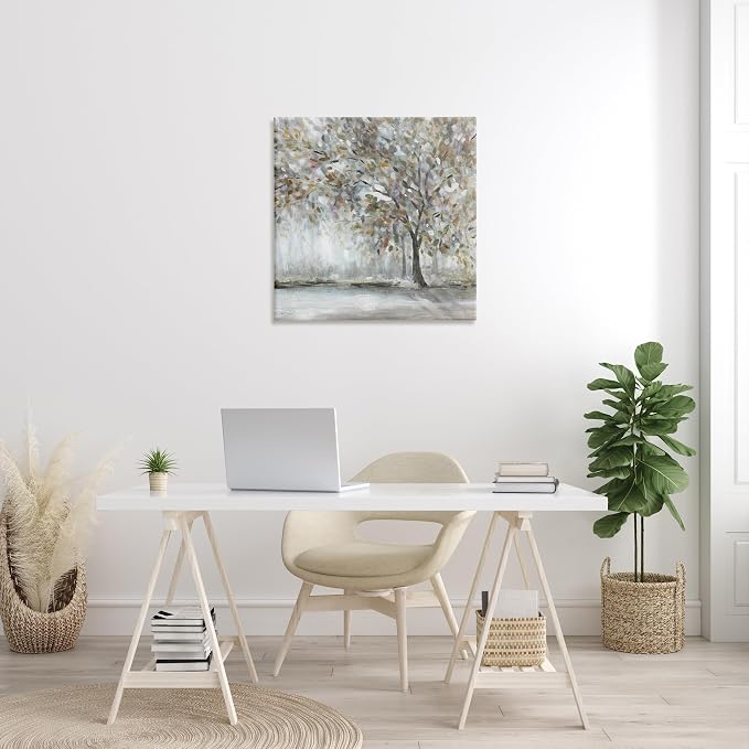 Stupell Industries Woodland Tree Nature, 30 x 30 Inch Canvas Wall Art | Stupell Industries · By Carol Robinson · Ready to hang · Rustic nature decor for living room or office · Made in USA