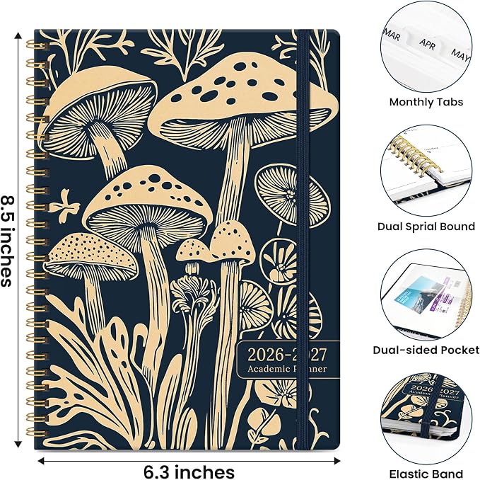 ZOTIA Planner 2026-2027 Weekly & Monthly Calendar Planner Jul 2026-Jun 2027