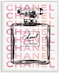 'Glam Perfume Bottle Brand Text'| Framed Giclee Art | Stupell Industries | White, 24 x 30 Inches, Easy to Hang and Sturdy, Made in USA, by Amanda Greenwood