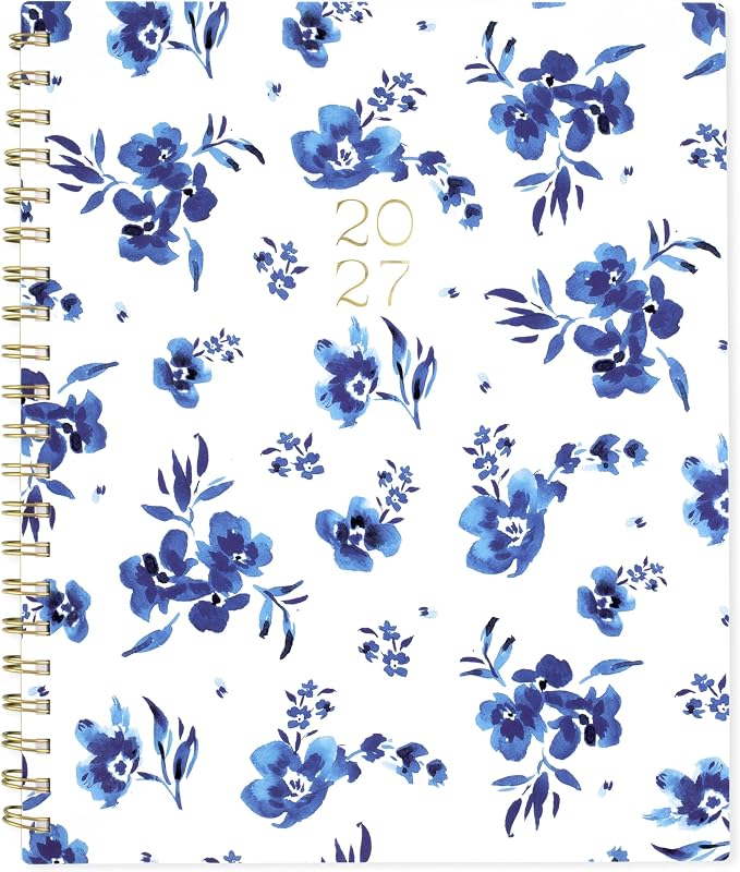Mead Cambridge 2027 Planner, Weekly & Monthly, 8.5" x 11", Cherrywood Lane, Everly Floral (CL23-905-27)