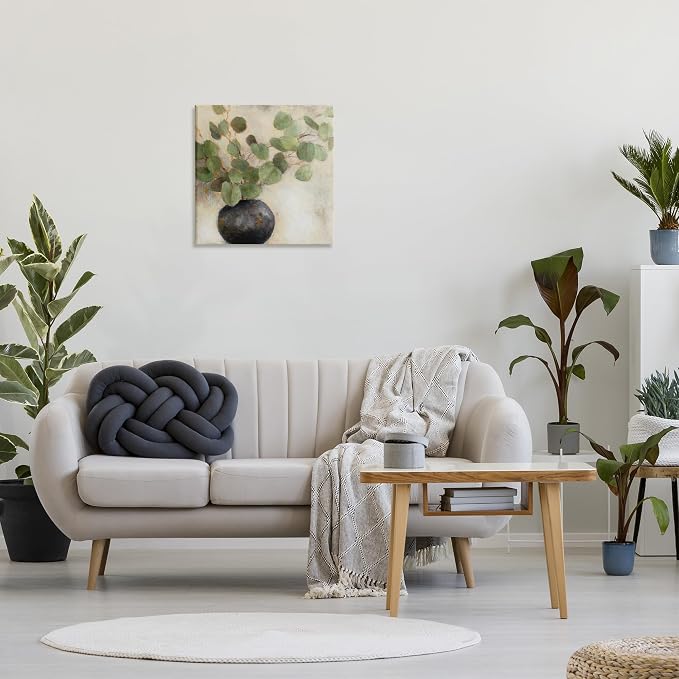 Stupell Industries Green Potted Eucalyptus, 24 x 24 Inch Canvas Wall Art | Stupell Industries · By Lanie Loreth · Ready to hang · High quality inks · Made in USA