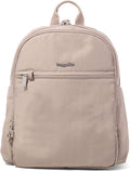 Securtex Anti-Theft Getaway Backpack - 9.4"x13"x5" Travel Safe Bag w/Locking Zippers, Slash-Resistant, RFID
