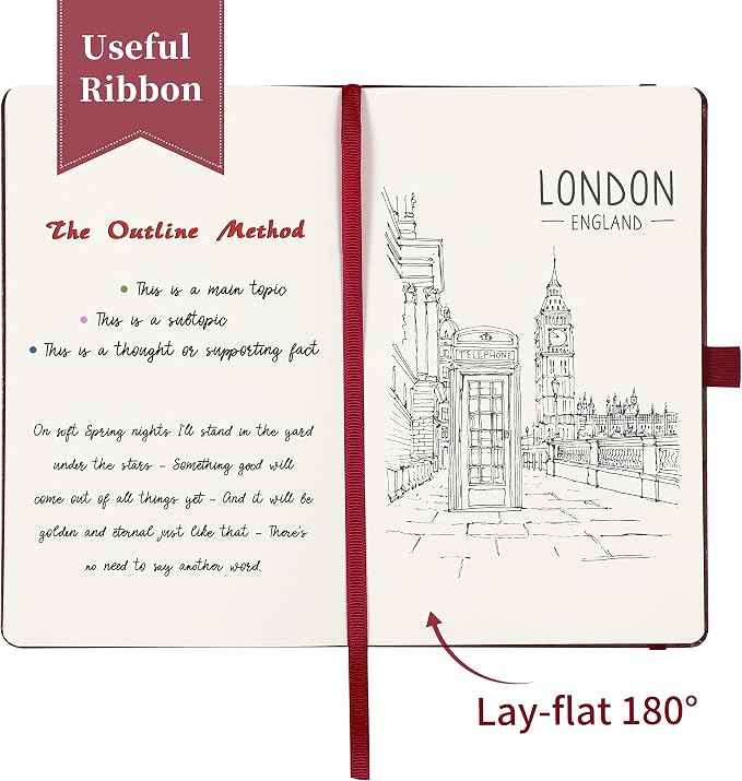 Blank Journal/Notebook - Classic Notebook/Journal, 5.3'' x 8.26''