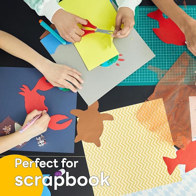 300 Sheets Colored Cardstock 8.5 x 11 | Goefun 25 Colors Colored Printer Paper 65lb Construction Paper Assorted Colors for Crafts & Scrapbooking