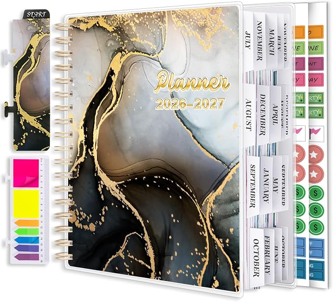Planner 2026-2027, 18 Months Academic Daily Weekly Monthly Calendar Planner