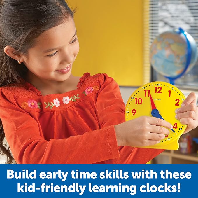 Learning Resources Big Time Classroom Clock Kit