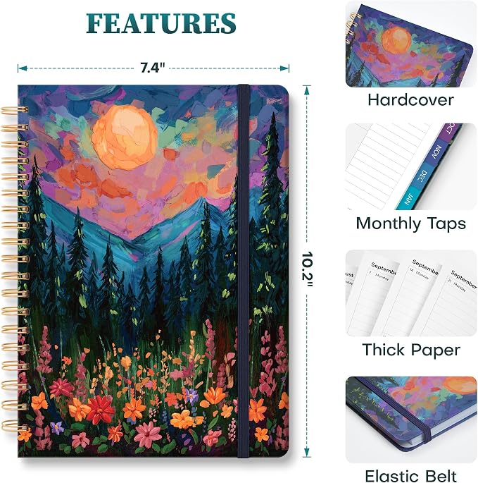 Planner 2026-2027 Weekly & Monthly Academic Planner, 7.4" x 10.2"