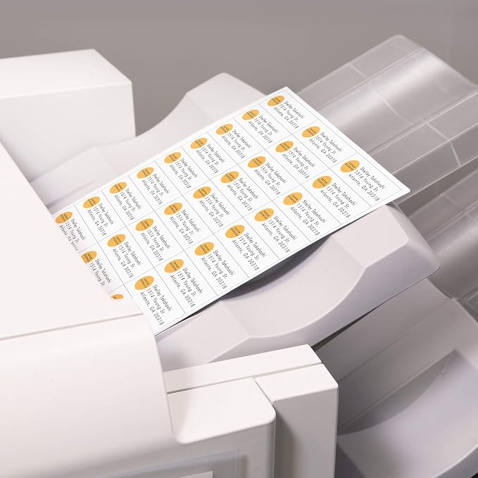 Avery Printable Address Labels for Copiers, 1" x 2-13/16", White, 3,300 Blank Mailing Labels (05351)