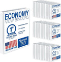 Samsill 1 Inch 3 Ring Binders, Economy Round Ring, Clear View Cover, 200 Sheet Capacity - for School, Home, Office - White, 24 Pack