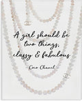 'Classy & Fabulous Fashion Quote'| Canvas Art | Stupell Industries | 24 x 30 Inches, Easy to Hang and Sturdy, Made in USA, by Amanda Greenwood