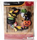 Bucilla Witch's Brew Wreath Felt Applique Wall Hanging Kit, 86563 17 by 17-Inch