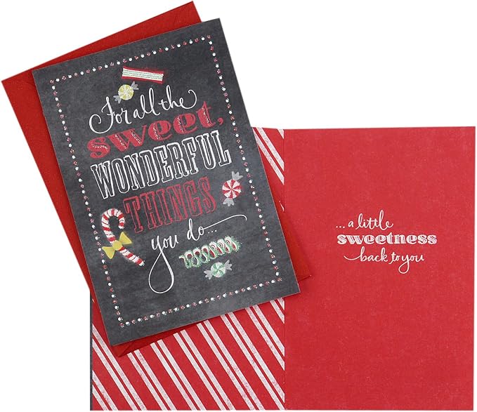 Hallmark Christmas Cards Assortment for Teachers or Babysitters from Children (10 Cards with Envelopes) (2299XXM3012)
