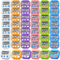 48 Pack Digital Kitchen Timer Magnetic Digital Timer with Big Display Loud Ring Cooking Timers for Kitchen Electronic Timer for Cooking, Bathing, Gym, Break Time, Classroom(6 Color)