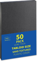 Binditek 16 Mil Sand-Textured Binding Covers, 11 x 17 Inches, Navy, 50 Pack | Heavy-duty Presentation Binding Covers, 11" x 17" Ledger/Tabloid Size, Subtle Matte Finish, Square Corners, Unpunched
