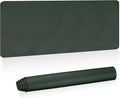 PATIKIL Desk Mat, 48x17 Non-Slip Waterproof PU Leather desk Pad, Dual Sided for Office & Home, Dark Green