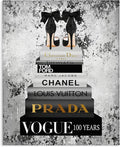 Stupell Industries Fashion Bookstack Glam, 36 x 48 Inch Canvas Wall Art | Stupell Industries · By Amanda Greenwood · Ready to hang · Chic gift for fashion lovers · Made in USA