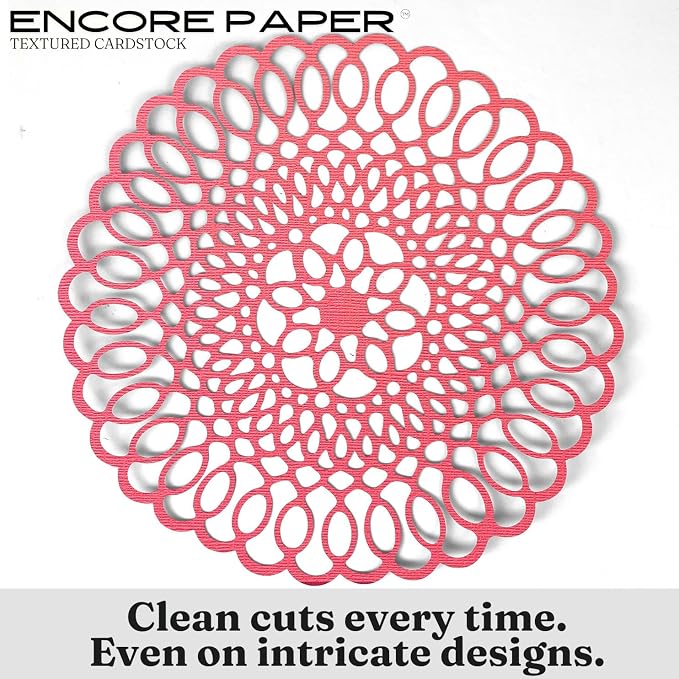 Pink Grapefruit—12x12 Textured Cardstock | 80lb Textured Pink Scrapbook Paper | Premium Cardstock for Cricut Cutting | 25 Sheets