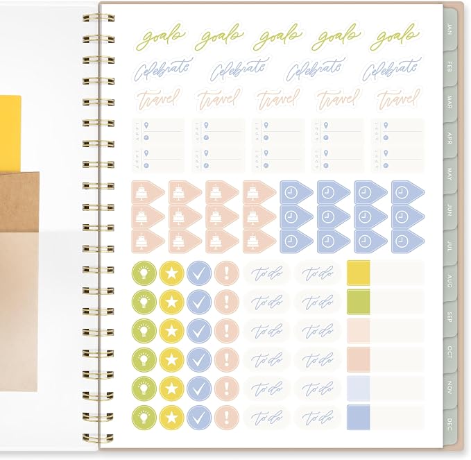 Mead Cambridge 2027 Planner, Weekly & Monthly, 8.5" x 11", Leah Bisch, Peony Garden (LB57-905-27)