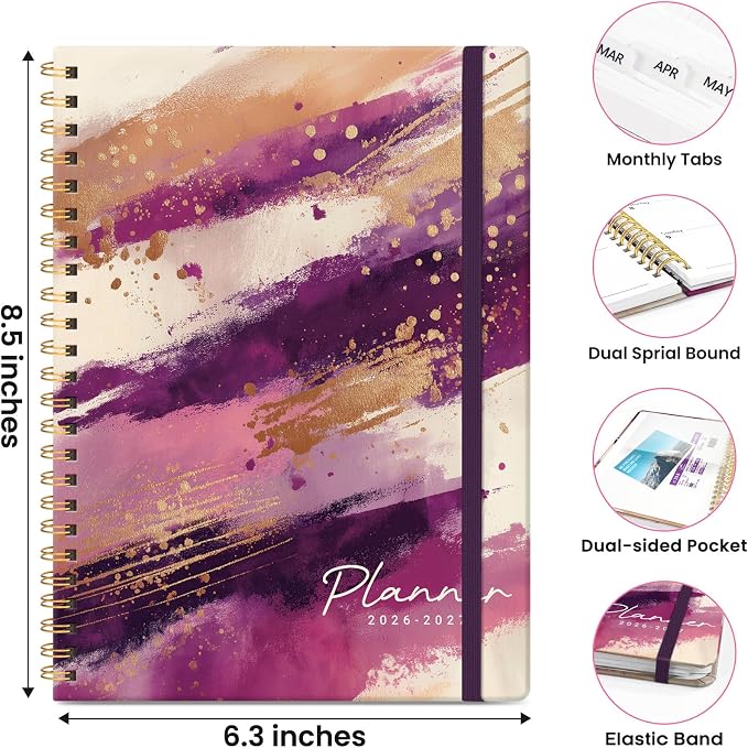 ZOTIA Planner 2026-2027, Jul 2026-Jun 2027 Weekly & Monthly Calendar